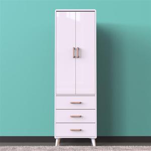 우아미가구 모벨 시스템장 3단서랍 도어형 옷장 600