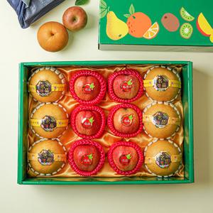 [보자기동봉] 고급 혼합1호 6kg(사과6+배6) 과일 선물세트