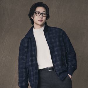 [브룩스브라더스] 코듀로이 체크 헤링턴 재킷 (블루) (BBOTMMF302)