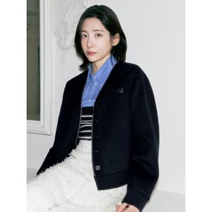 [쥬크]니트 트리밍 핸드메이드 코트 Z254MSG507