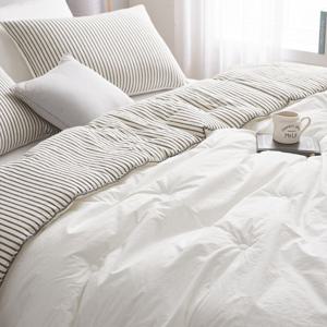 [나이스필]아론 워싱고밀도 선염면 리버시블 차렵이불Q