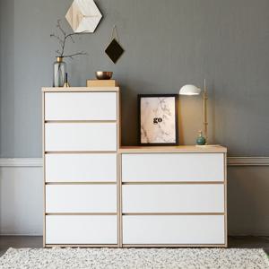 마리메종 글로시 서랍장 세트(600 5단+830 3단)_착불