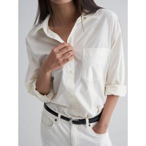 (355964LY40) [에잇세컨즈] 코튼피치 레귤러핏 셔츠  아이보리