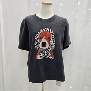 [밸리걸]강아지 프린팅 반팔 티셔츠 822060-YS