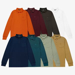 [크로커다일남성]피케 솔리드 베이직 요꼬 카라티 CDAAATP3701_J