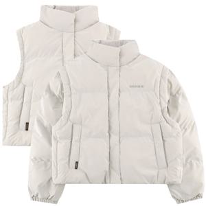 엄브로 우먼스 디테쳐블 크롭 패딩 자켓 UQ422CPJO1PBE