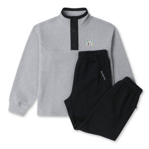 블랙야크 키즈 히말라야 카투 플리스 세트 OV B1 1BKSEWU002 MG IV FR