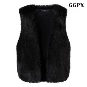 GGPX 오픈 페미닌 페이크 퍼 베스트 (GPDVW001D)