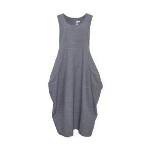 25 FW 꼼데가르송 핀스트라이프 플레어 드레스 GPO01105121A TP444401651