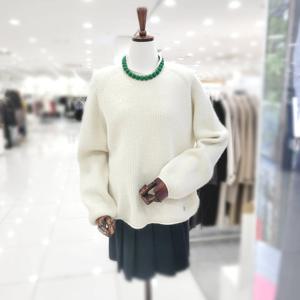 [비지트인뉴욕]니트티셔츠 풀오버  라운드 YBBLK631Vv_US