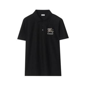 버버리 이퀘스트리안 나이트 코튼 폴로 셔츠 8121965