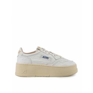 [AUTRY] 라프리마 여성 트레이너 메달리스트 플랫폼 스니커즈 인 스터드 레더 PTLWOT01 화이트 /8