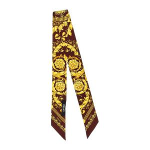 베르사체 바로코 프린트 실크 트윌 스카프 00051A06723 5R770