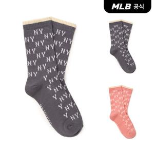 [MLB공식] 클래식 모노그램 양말 (2 COLOR) 3ASOMM14N