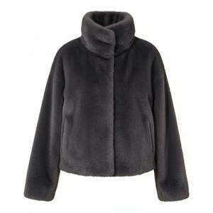 [페이지플린]하이넥 스트링 페이크 퍼 자켓F5DFU501A