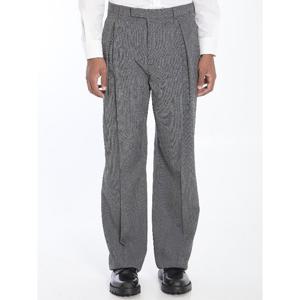 디올옴므 스트레이트 레그 플리츠 비스코스 팬츠 513C101A6460