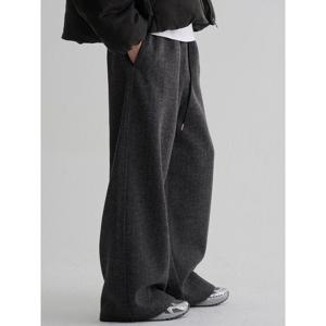 (356121WM74) [에잇세컨즈] 니트라이크 조직감 밴딩 팬츠  애쉬