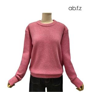 [에이비에프지]컬러플 라운드넥 울 긴팔 니트 APA1HW38A