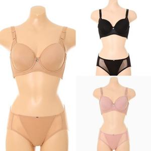 [와코루] EF컵 등살 부유방커버 더블스페이서몰드 여성 브라팬티세트 WBRP019EF WPTP019H