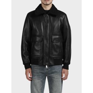 [빠니깔레][본사직영] 블랙 피유 레더 무스탕 자켓 M-GCJP53