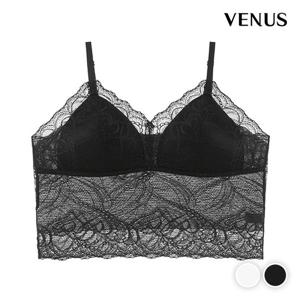 [비너스][출고가 51000원]크롭탑 스타일 자카드 레이스 컵란쥬(SVLGC817)