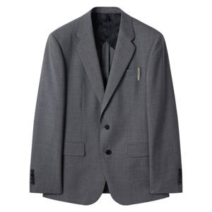 [커스텀멜로우]캐주얼 그레이 수트 자켓 CWFBM25308GYL