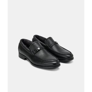 [탠디] 남성 퍼 로퍼(굽 3cm) Q19170_BLACK_블랙