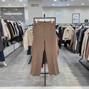 [ab.f.z]AFA1HP34/허리 밴딩 부츠컷 옆 절개 팬츠-IC