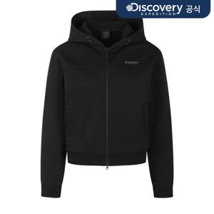 [디스커버리] 여성 테크 니트 트레이닝 후드 자켓 (BLACK) DWTR42061-BKS