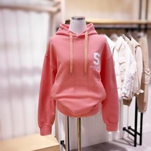 [시에로]SJ4THF467_S부클자수 포인트 후드 티셔츠