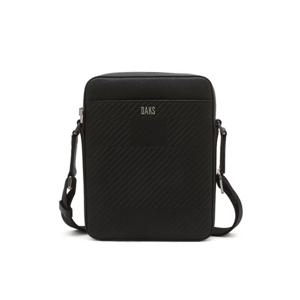 [닥스핸드백] 블랙 하우스체크패턴 소가죽 미니크로스백 DBBA6E319