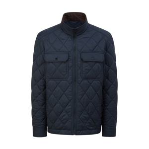 [헤지스]헤지스 네이비 포켓배색 퀼팅 패딩 점퍼 WHJU5A332N1