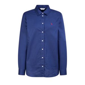 [헤지스]헤지스 블루 로고자수 면 긴소매 셔츠 WSSH5AC15B3