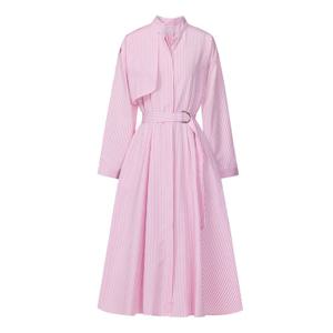 FOCUS  스트라이프 벨티드 롱 원피스 PBINF6S1OP3021