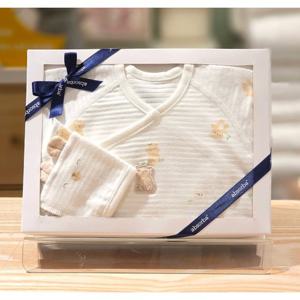 압소바 HK(아기선물)새싹곰 오가닉 배냇슈트(아이보리)26년봄신상 (1A1A10122)