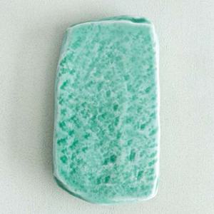 이천도자기 비취연 직사각 돌도마 접시 23cm 그릇