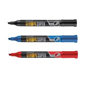 매직 모나미 유성매직 SUPER 사각닙 1타 12PCS
