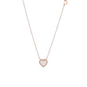 다미아니 20109037 벨에포크 자개 하트 18K 핑크골드 목걸이