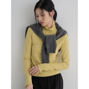 (356141WC1J) [에잇세컨즈] 긴소매 솔리드 티셔츠  올리브