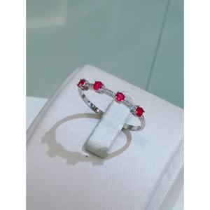 미니골드 14k [미니젬스] 포 포인트 루비 반지 MRM14310