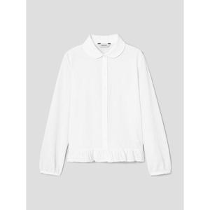 (356164CC11) [에잇세컨즈] 둥근칼라 긴팔 블라우스  화이트