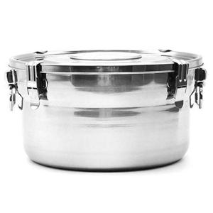 천성 스텐 김치통 원형 밀폐용기 반찬통 5호 28cm