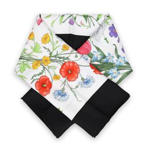 구찌 여성 GG 울오버 플라워 프린트 실크 스카프(멀티컬러) 821061 3G001 9060