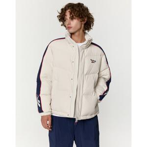 리복 24FW 클래식 벡터 패널드 다운 자켓 - 베이지 REJU4FD54I4