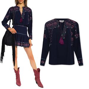 이자벨마랑 TREYA 에스닉 블라우스 22PHT2231 22P041E