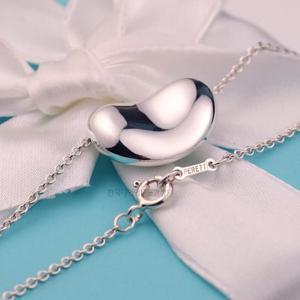 티파니앤코 92.5 스몰 빈디자인 펜던트 목걸이