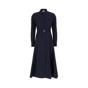 25SS 토리버치 미디 원피스 164803411 MEDIUM NAVY DOM