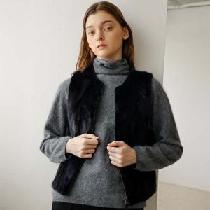 [요이츠] 밍크 베이직 숏 베스트_YJ11WHFVT07