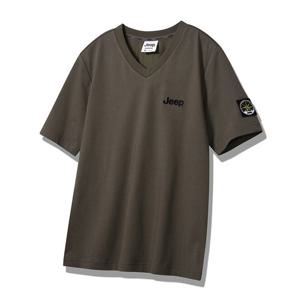 지프 브이넥 남녀공용 반팔티 JQ8TSU401KH