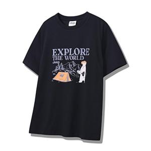 지프 캠핑 베어 남녀공용 반팔티 JQ8TSU591BK